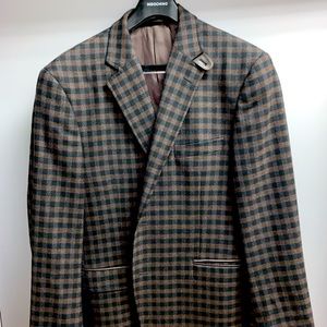 Ibiza Brown Check blazer